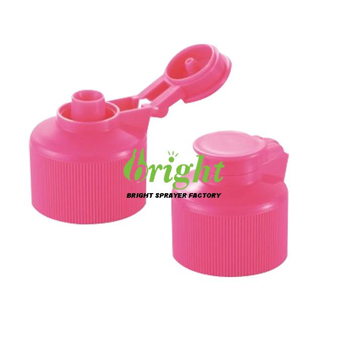 Flip top cap for shampoo